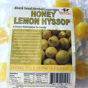 Honey & Hyssop Herbal Lozenges with Black Seed Oil - Eco Ummah