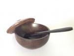 Wooden Bowl, Lid & Spoon - Eco Ummah