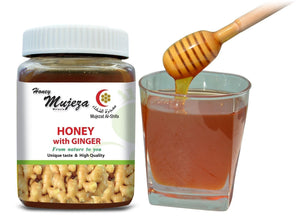 Raw Honey with Ginger 250g Mujeza - Eco Ummah