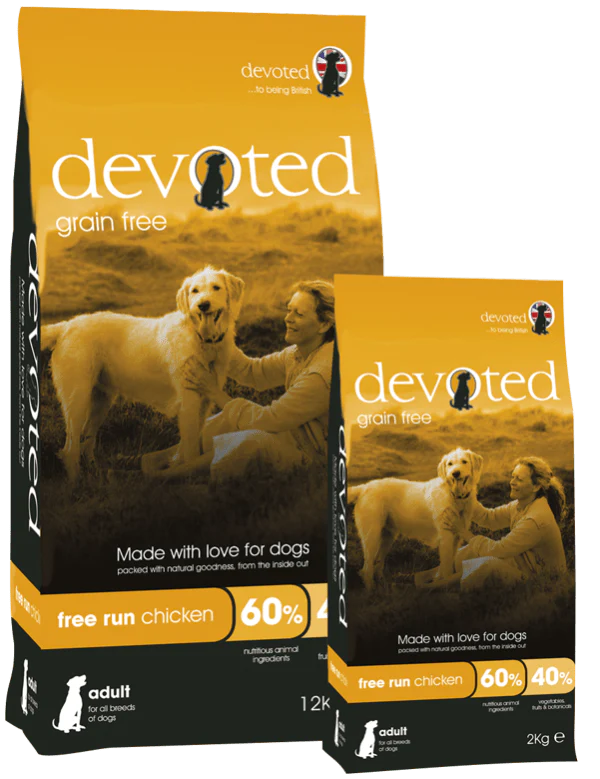 Devoted Grain Free 100% Natural Free Run Chicken Dog Food