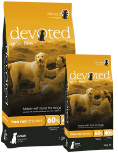 Devoted Grain Free 100% Natural Free Run Chicken Dog Food
