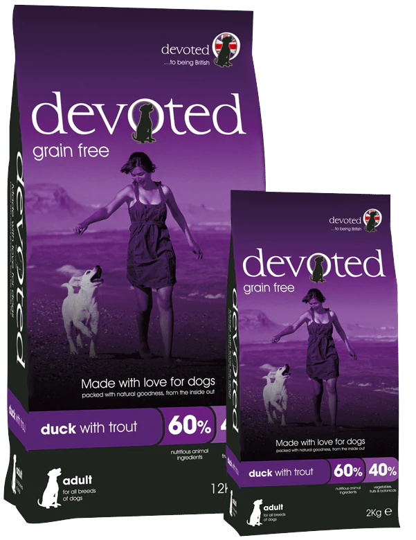 Devoted Grain Free 100% Natural Duck With Trout Dog Food