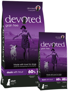 Devoted Grain Free 100% Natural Duck With Trout Dog Food